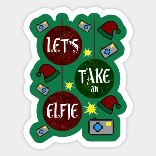 Let's Take an Elfie Sticker